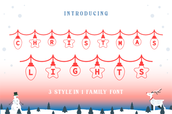 A Designer's Review of the Bunting Christmas Light Typeface
