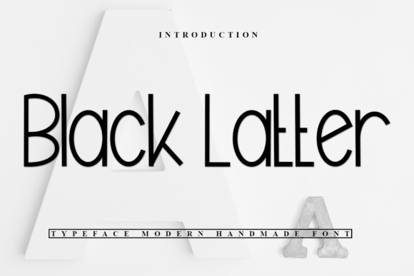 Black Latter: A Timeless Font for Handmade Crafters