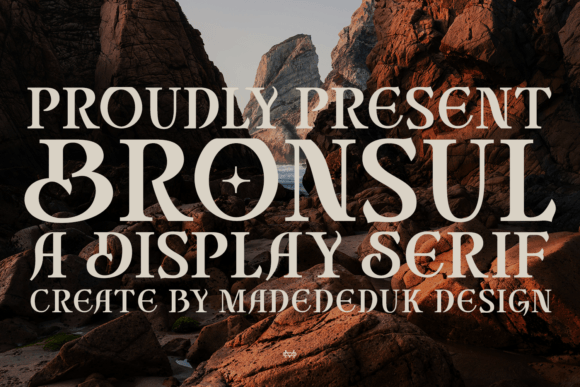 Bronsul: The Display Font Built for Bold Statements