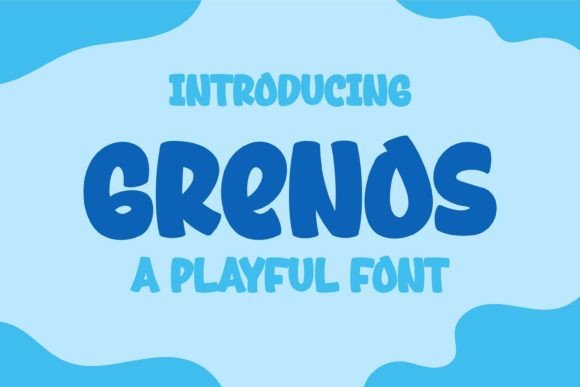 Grenos: A Playful Display Font for Crafters and Makers