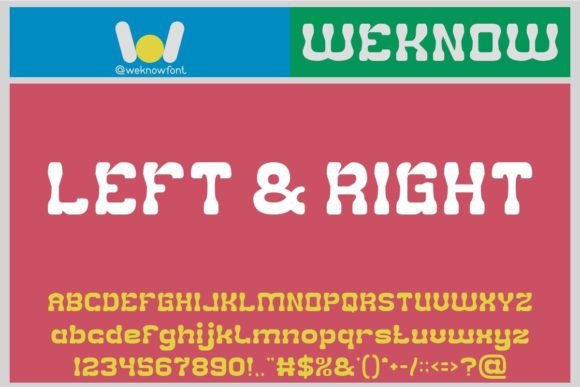 Left and Right: A Font That Builds Your Brand's Trust