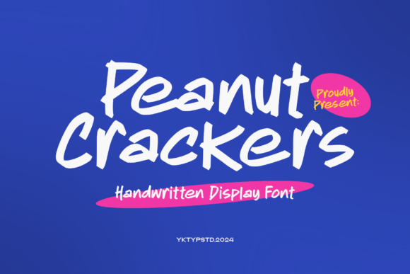 Peanut Crackers: A Font Built for Characterful Branding