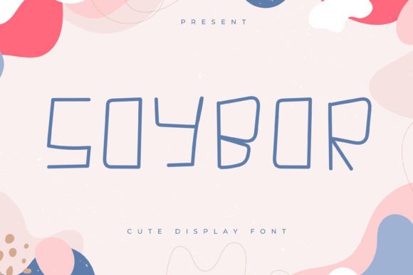 Soybor: A Playful Display Font for Editorial Projects