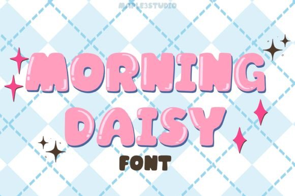 The Morning Daisy Font Brings a Playful Handmade Charm to Creative Products