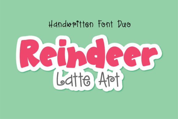 The Reindeer Latte Art Font for Your Creative Projects