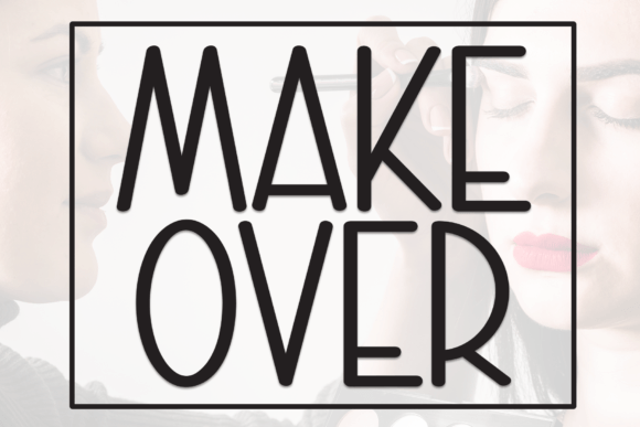 Using the Make Over Font for Authentic Branding Projects