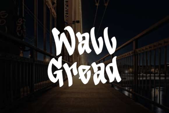 Wall Gread: A Creative Font for Makers