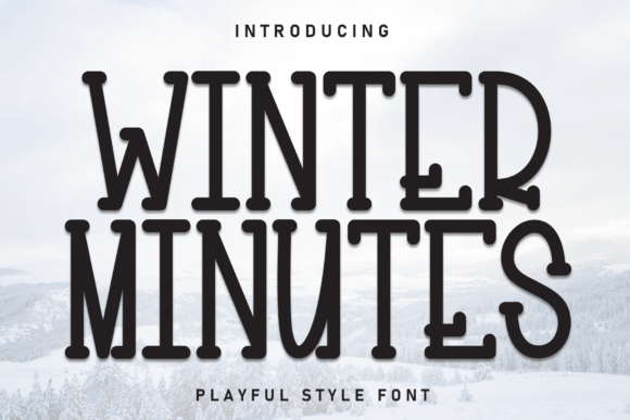 Winter Minutes: A Handwritten Font for Creating Warm, Playful Digital Experiences