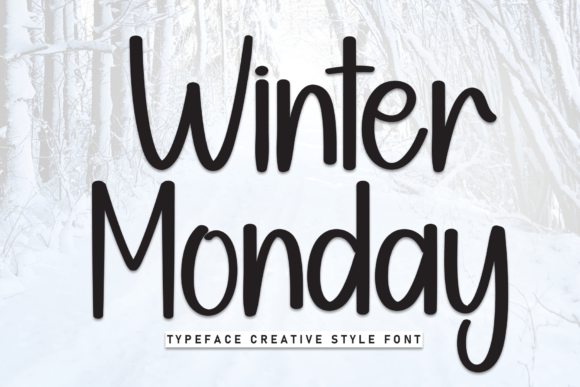 Winter Monday: A Display Font for Editorial Coziness